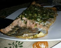 Salmão assado à provençal