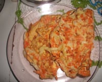 Omelete com cenoura