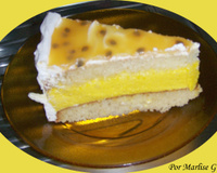 Bolo mousse de maracujá