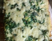 Omelete assado com ervas finas e abobrinhas