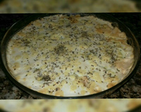 Creme de milho com peito de frango desfiado do Lúcio Cezar