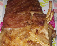 Costela assada com maionese