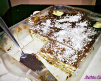 Torta de chocolate com creme de coco