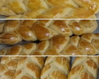 Rosca doce de leite condensado com goiabada