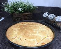 Torta de atum com brócolis
