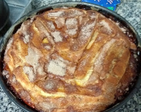 Cuca de banana e goiabada