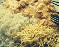 Camarão com requeijão