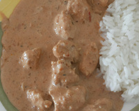 Frango cremoso na cerveja preta Nilsen