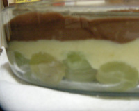 Sobremesa delícia de uva