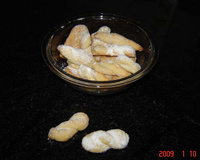 Biscoitinhos amanteigados de laranja