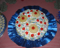 Bolo delicia de abacaxi