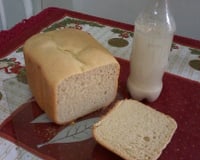 Pão caseiro com fermentação natural