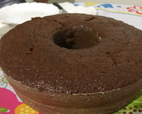 Bolo simples de chocolate