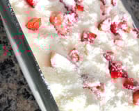 Pavê de morango com leite Ninho