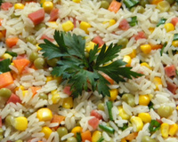 Arroz temperado maravilhoso
