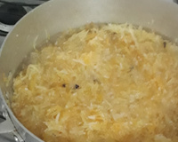 Doce de mamão verde com coco prático