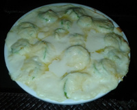 Rondele light de abobrinha, ricota e cottage