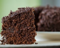 Bolo de chocolate simples