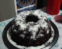 Bolo nega maluca de liquidificador