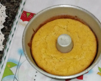 Bolo de fubá sequinho