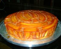 Bolo caramelizado de banana da Cida