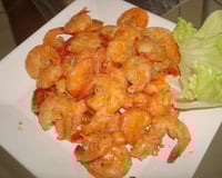 Camarão na pressão (no alho e óleo)