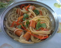 Macarrão com salsicha