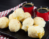 Receita de pão de queijo de micro-ondas