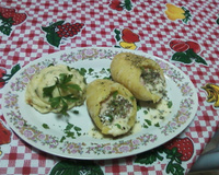 Batatas Recheadas com Frios