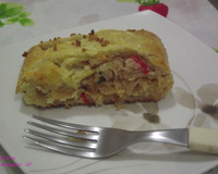 Enrolado de bacalhau maravilhoso