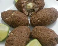 Quibe frito recheado com queijo