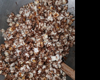 Pipoca doce de chocolate