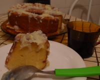 Bolo cremoso de fubá