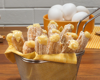 Churros recheado de leite ninho 