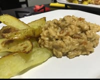 Risoto Frango com Requeijão