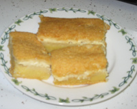 Bolo gelado de fubá cremoso