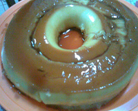 Pudim cremoso de coco