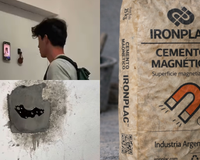 Adeus furadeira: estudante de 29 anos cria tecnologia genial que permite pendurar objetos na parede sem furos ou sujeira