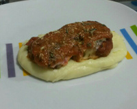 Aligot (purê de batatas com queijo)