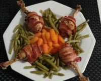 Coxa de frango assada na cerveja