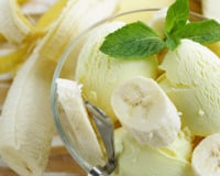 Sorvete de banana fácil