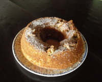 Bolo de banana com canela