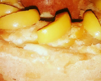 Bolo de pêssego virado
