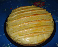 Torta cremosa de palmito