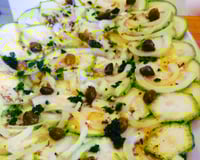 Carpaccio de abobrinha