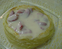 Tortinhas folhadas de morango