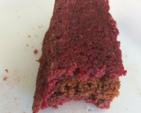 Bolo de beterraba integral