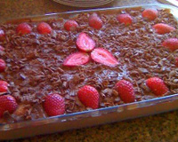 Enformados de brigadeiro e morango