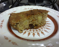 Torta Integral de aveia e maçã light