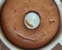 Bolo de banana com chocolate